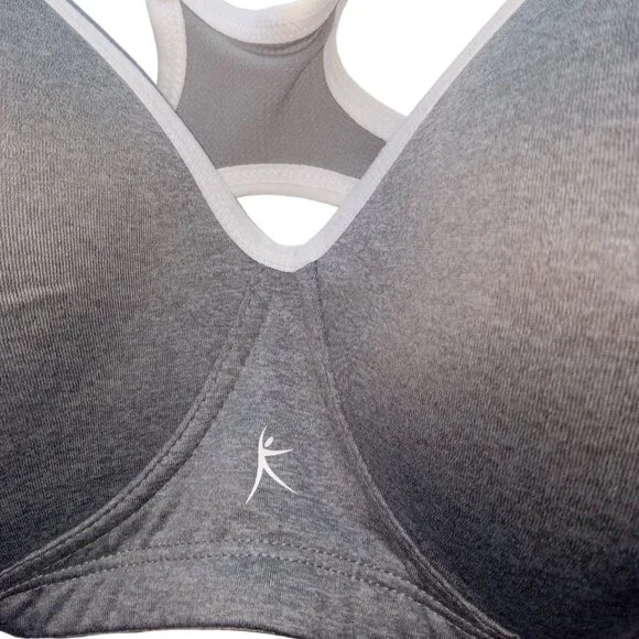 NWT Danskin 34DDD/1X Heather Grey Sports Bra - Picture 5 of 9